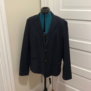 Talbots Navy Suit Jacket 16
